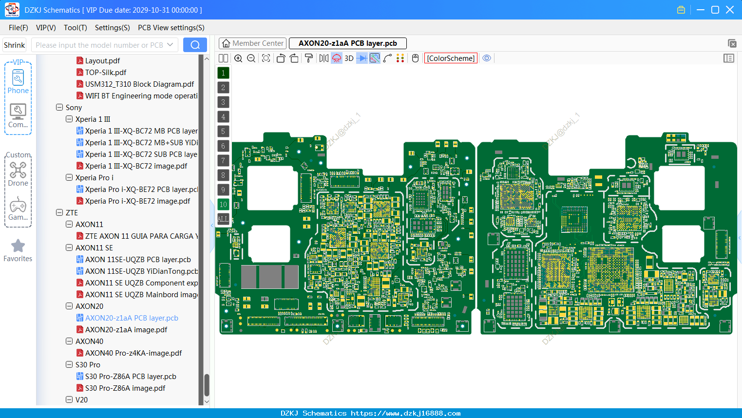 AXON20-z1aA PCB Layer